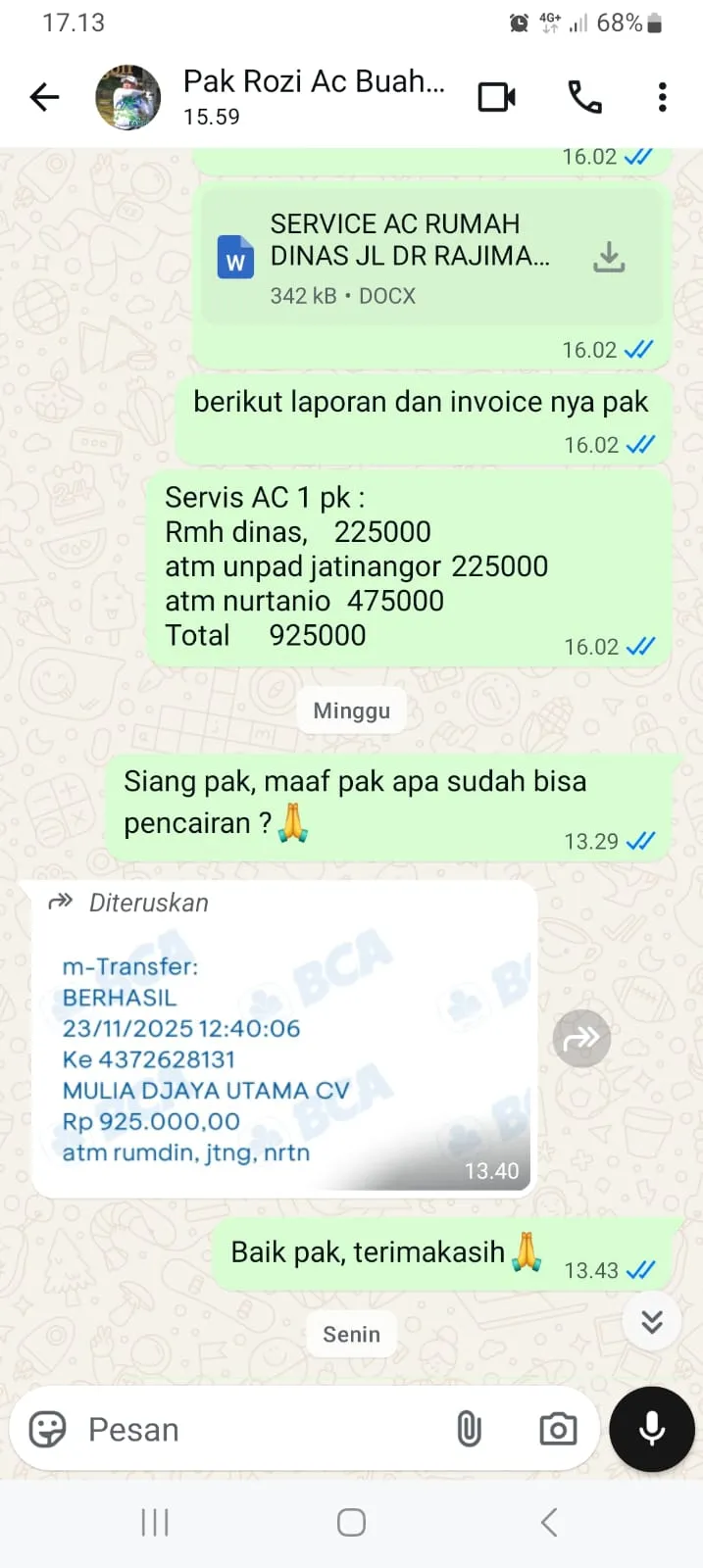 Testimoni tambahan